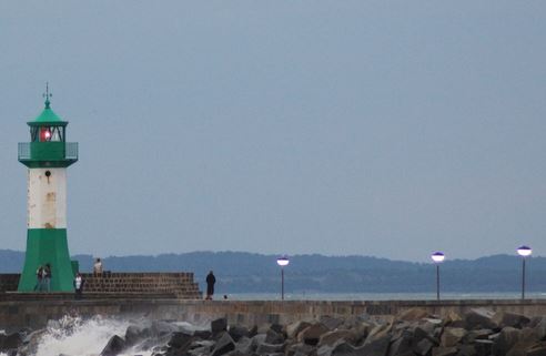 Hafenstadt Sassnitz-staatlich anerkannter Erholungsort auf der Insel Ruegen